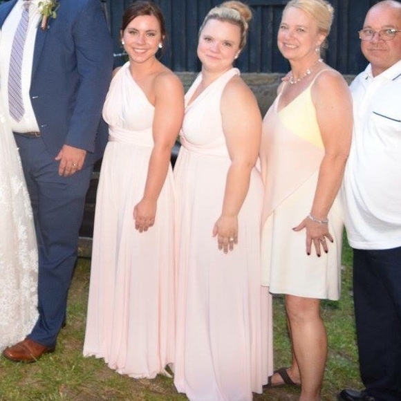 Light pink infinity dress 💥1 left💥 - Picture 3 of 4